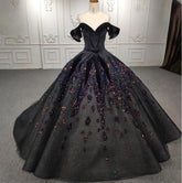 Black Quinceanera Dress Ball Gown Sweet 16 Dress